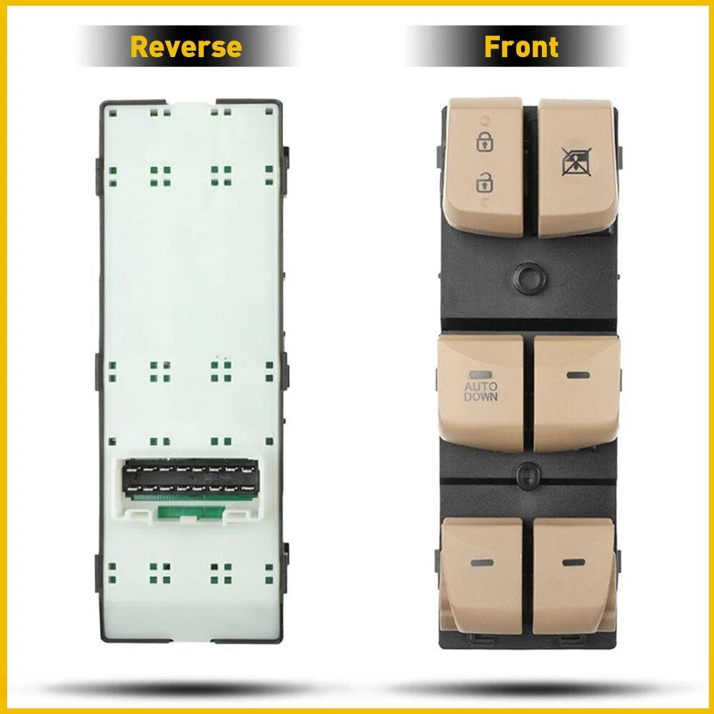 Beige Left Driver Master Door Window Power Switch For Hyundai Elantra 2011-15 EA 6B93BC-57
