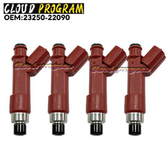 Set of 4 Fuel Injectors For 95-2008 Toyota Pontiac Chevrolet 1.8L/2.0L I4 6B93BC-57