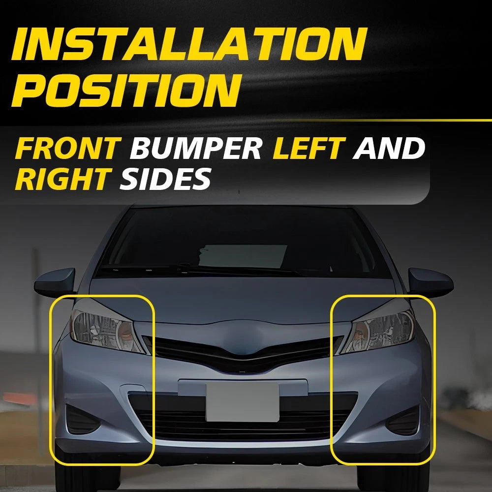 2PCS Left Right Side Front Bumper Brackets for 2012 2013 2014 Toyota Yaris EOA 6B93BC-57