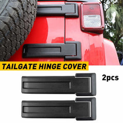 Fit For 2007 08 09 10 11 12-2018 Jeep Wrangler JK Tailgate Covers Hinge Trim EOA 6B93BC-57