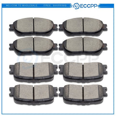 Front Rear Ceramic Brake Pads For Toyota Camry 2005-2006 Lexus ES330 2004-2006 6B93BC-57