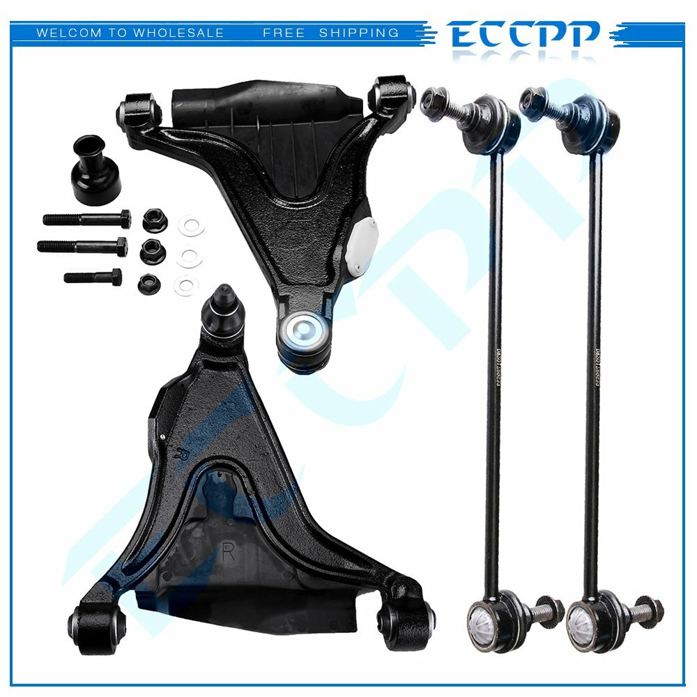 ECCPP 4 Pieces Front Control Arm Ball Joint Sway Bar Link Set for Volvo V70 S70 6B93BC-57