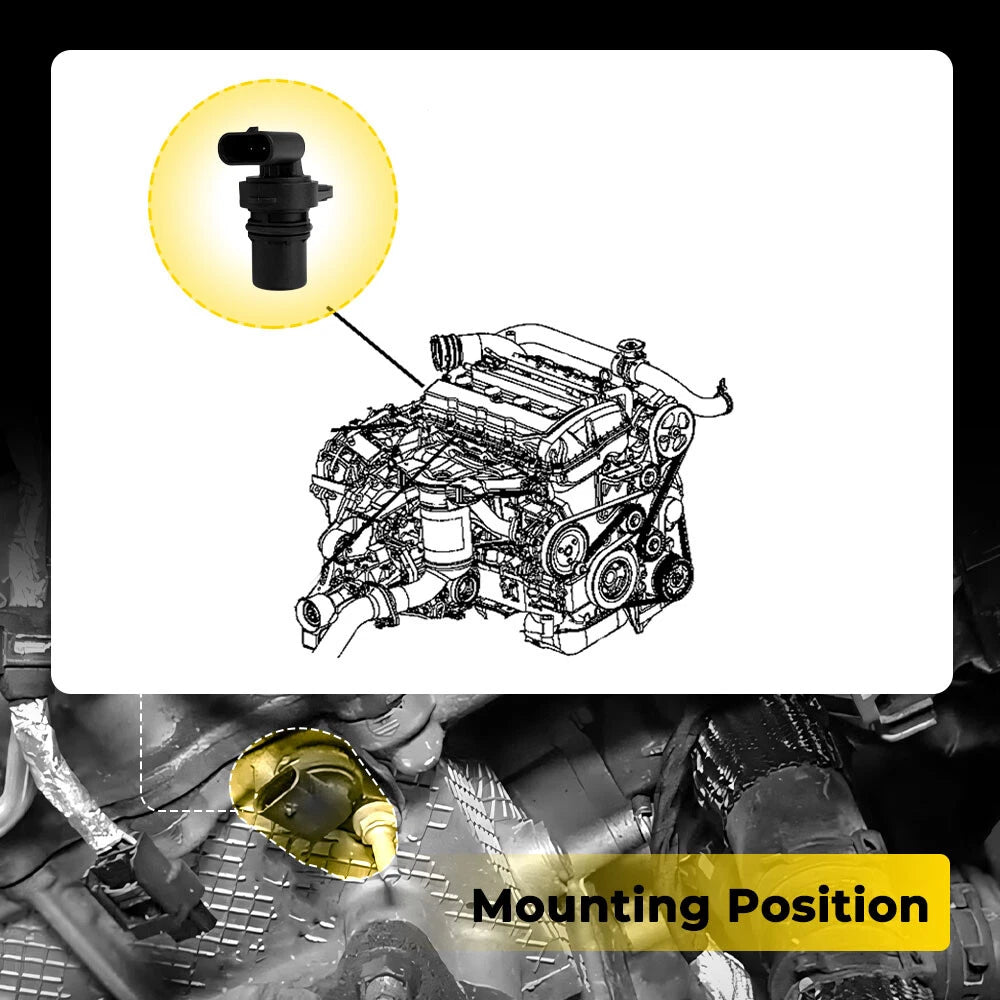 2x Engine Camshaft Position Sensor 68080819AB for Chrysler Dodge Jeep Ram 6B93BC-57