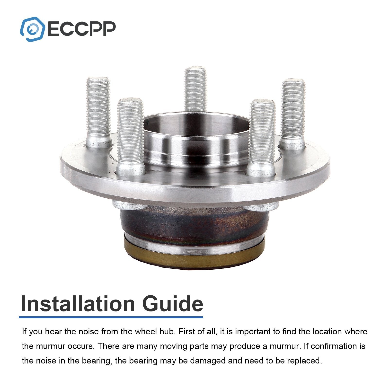 Front & Rear Wheel Hub Bearing For 2005-2009 Chrysler 300 Dodge Charger RWD Only KOEEP