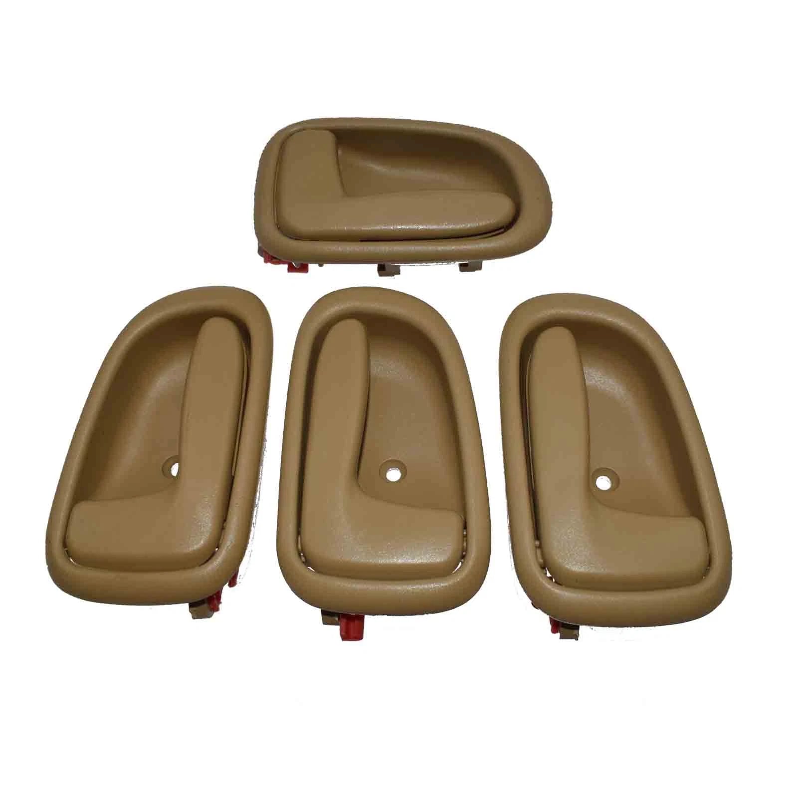 4Pcs Beige Tan Interior Door Handle Left Right For Toyota Prizm Corolla 1993-97 6B93BC-57