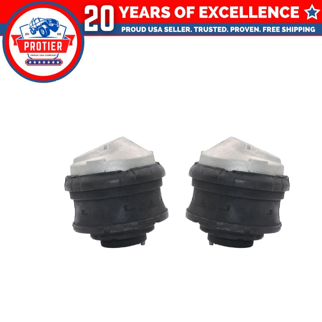 Front Motor Mount Set 2PCS for 1994 - 2003 Mercedes-Benz C220/C230/E300/SLK230 6B93BC-57