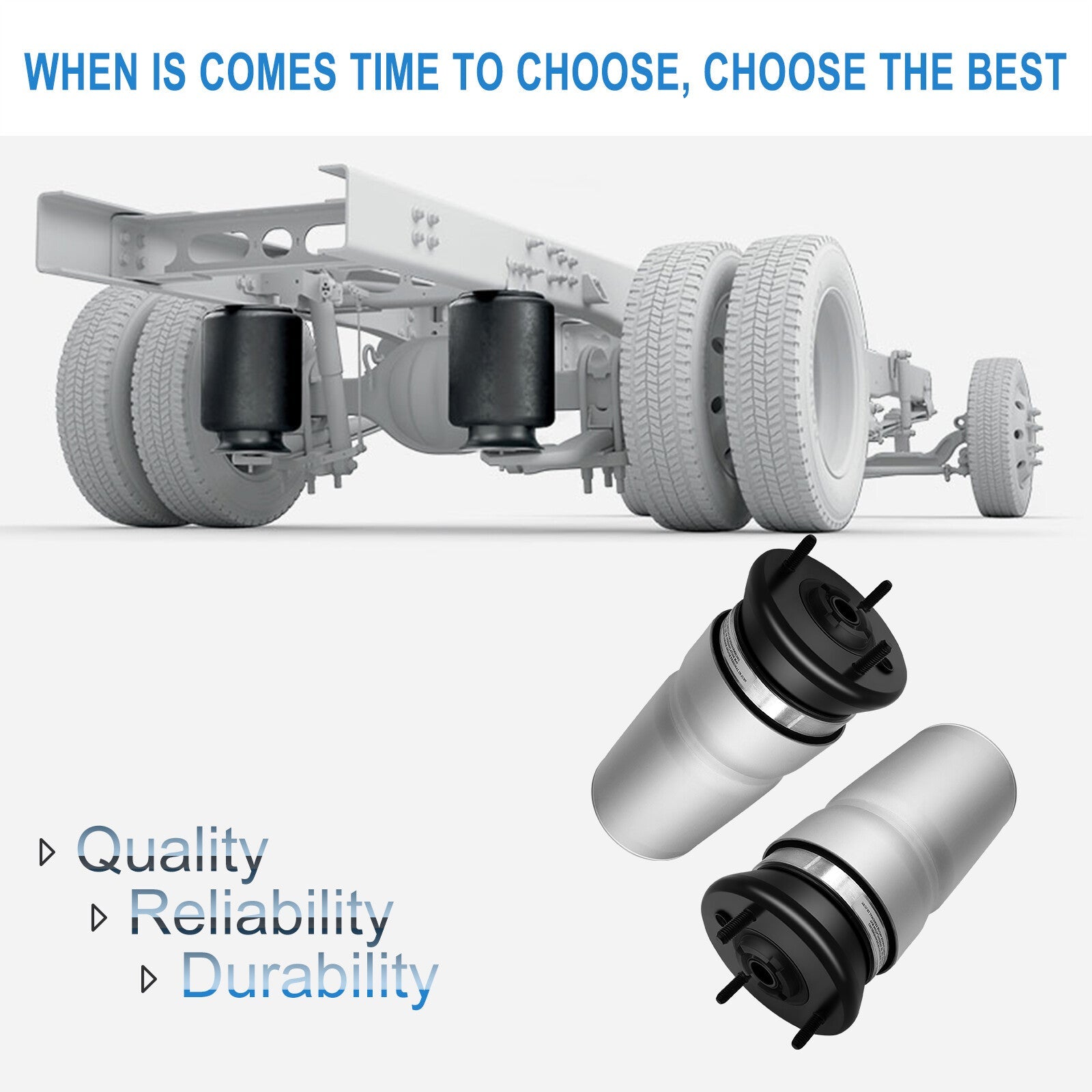 Front Pair Air Suspension Spring Bags For Land Rover LR3 LR4 Range Rover Sport 6B93BC-57