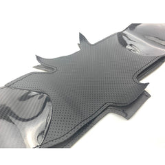 Carbon Fiber&Hole Leather Steering Wheel Hand Sewing Wrap Cover Fit For BMW F22