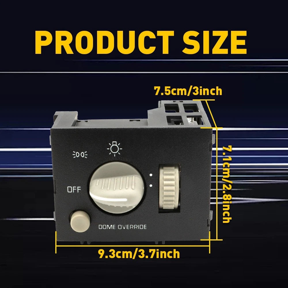 Headlight Switch For 1995-1999 TRUCK Chevy SUV C1500 C2500 C3500 K1500 93443101 6B93BC-57