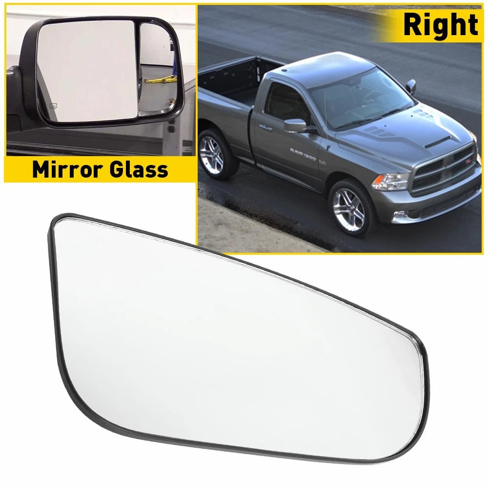 Right Side For Dodge Ram 1500 2500 3500 4500 5500 Tow Mirror Spotter lower Glass 6B93BC-57
