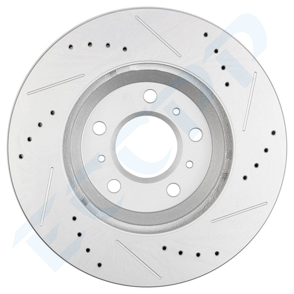Ceramic Brake Pads And Rotors Front Rear For 2014-2016 Chevrolet Impala Limited 6B93BC-57