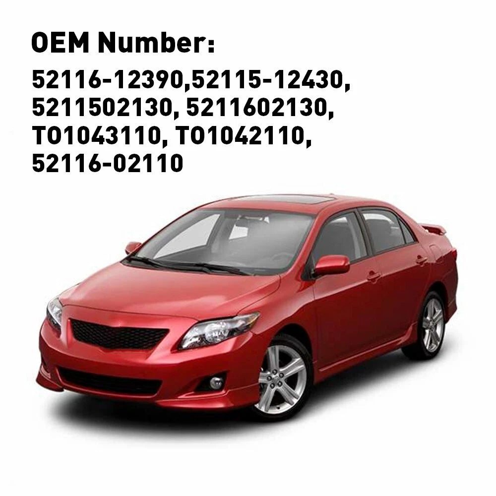 For Corolla 09-10 Bumper Support Bracket Holder Front Plastic L&R 5211602130 EOA 6B93BC-57