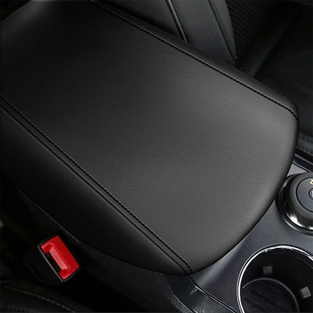 For 2011-2018 Ford Explorer Center Console Rest Arm Lid Armrest Cover Skin Black 6B93BC-57