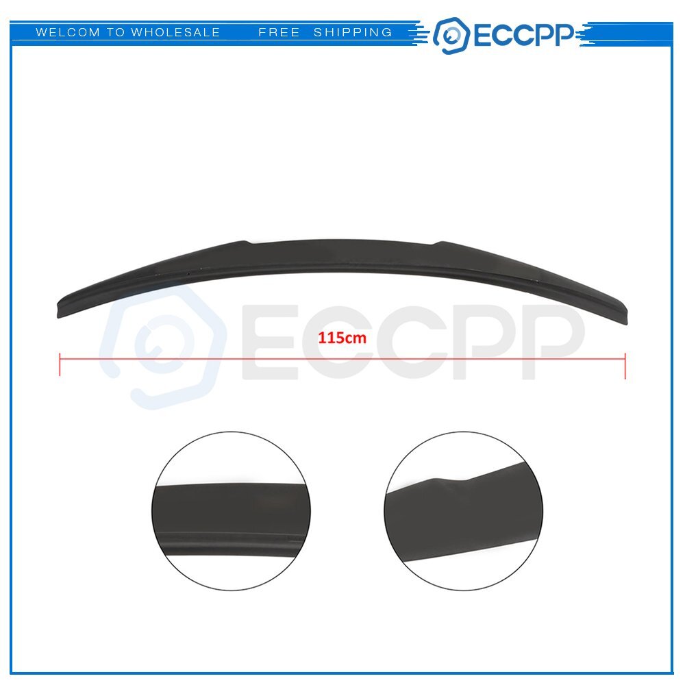 For 2014-2020 AUDI A3 S3 RS3 Sedan Black Trunk Spoiler Wing 6B93BC-57