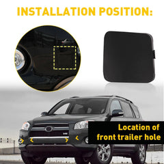 2 x Front Left Right Bumper Hook Tow Cover Cap For Toyota RAV4 2011-2012 EOA 6B93BC-57