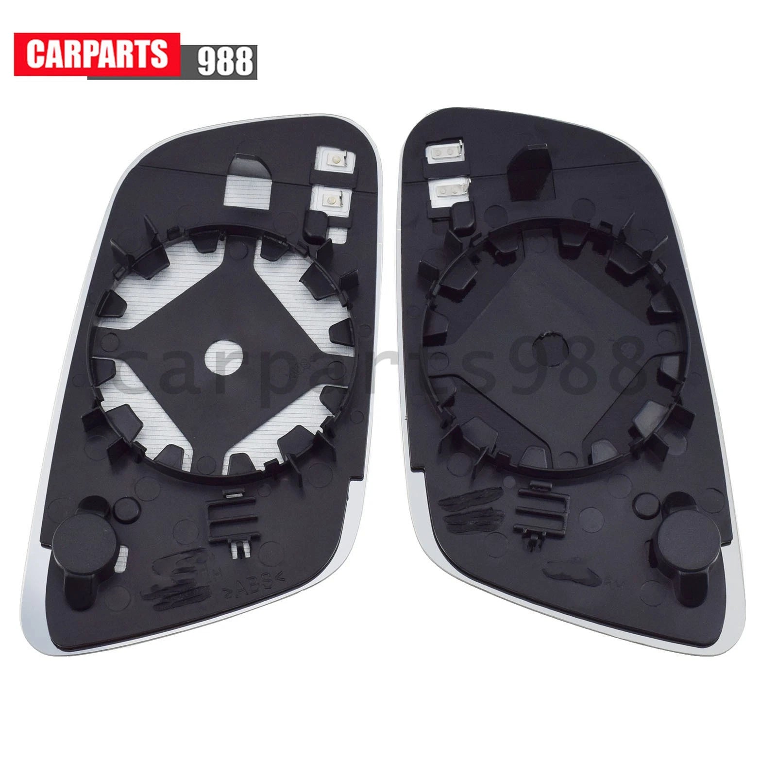 2Pcs Left Right Side Heated Mirror Glass For AUDI A3 A4 Avant A6 A8 8E0857536D 6B93BC-57