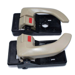 2x Beige Left Right Innner Door Handle for Hyundai Tucson 2006-2009 82610-2E000 6B93BC-57