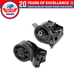 Fits 2003-2008 Hyundai Tiburon 2.7L AUTO Rear LT Motor & Trans Mount Set 2pcs : 6B93BC-57