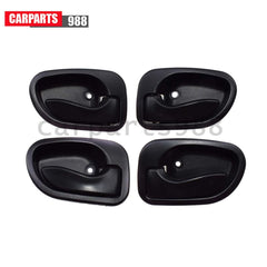Black Inside Door Handle Front / Rear Left / Right for Hyundai Accent 1995-1999 6B93BC-57