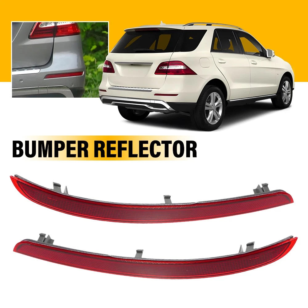 2X Rear Bumper Reflector For Mercedes Benz ML350 GLE350 GLE400 ML63 AMG 12-15 EA 6B93BC-57