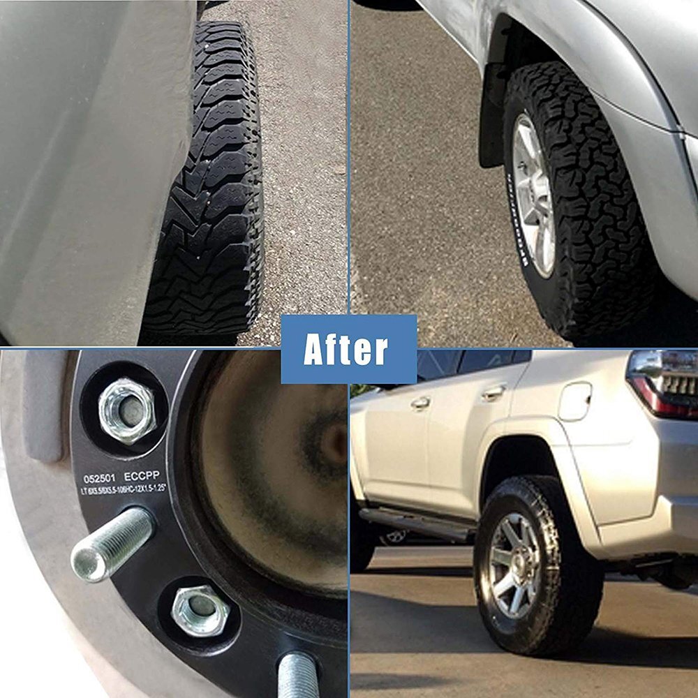 2X 1.25 inch Wheel Spacers 5x4.5 12x1.5 For Lexus GS350 GS450h IS250 IS350 ES350 6B93BC-57