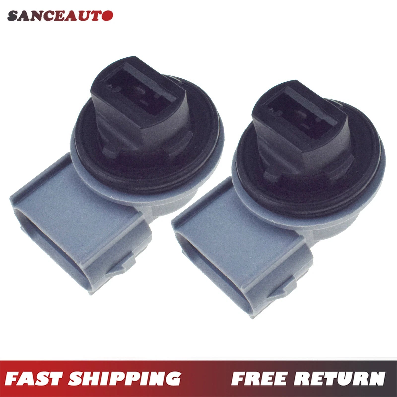 2PCS Front Parking Turn Signal Lamp Socket For 2013-2016 Ford Escape 5T2Z13411A 6B93BC-57