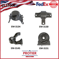 Engine Motor & Transmission Mount Set for 2007-2011 Dodge Caliber 2.0L Auto CVT 6B93BC-57