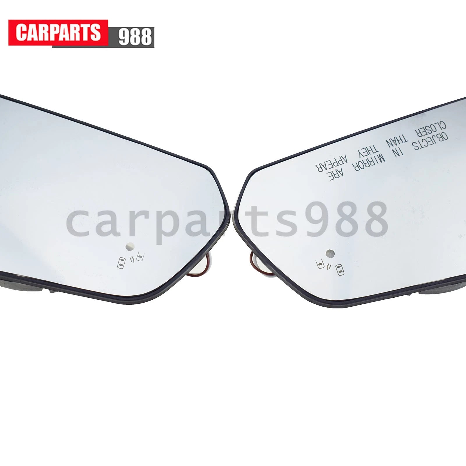 Left Right Rearview Heated Mirror Glass w/ Blind Spot For Ford Mustang 2015-2022 6B93BC-57