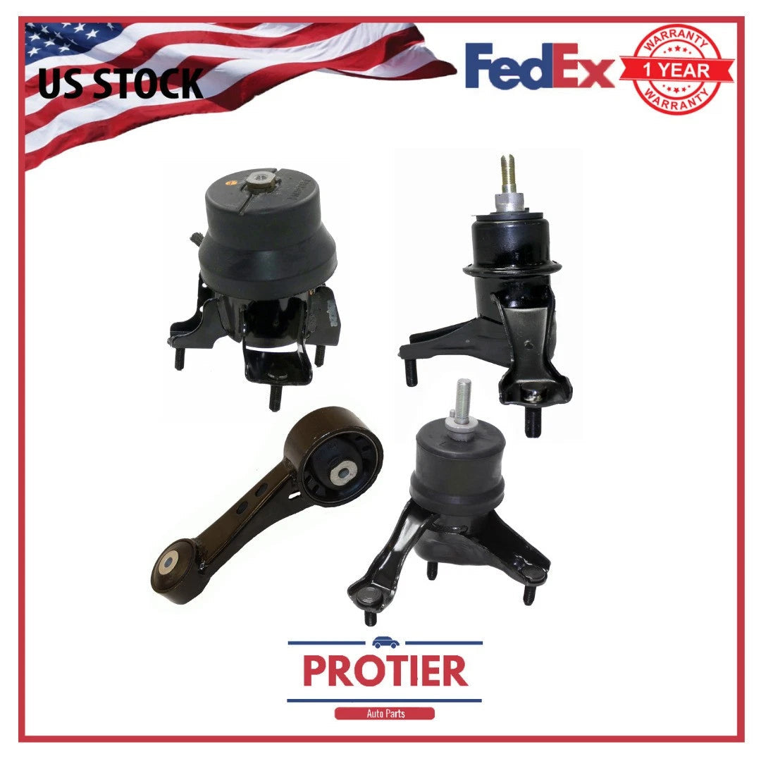 Engine & Trans Mount Set 4PCS for Toyota Van Sienna V6 3.5l 3456cc Us & Canada 6B93BC-57