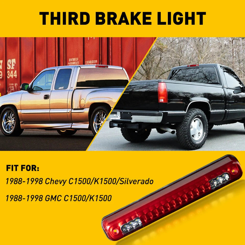 Smoked LED 3rd Brake Light Cargo Lamp for 88-98 Chevy Silverado GMC C1500 EOA 6B93BC-57