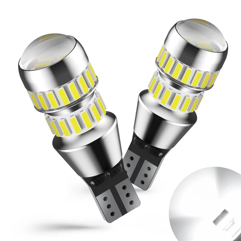 2X White Super T15 LED Reverse Back Up Light Bulb 921 912 W16W 904 906 916 6000K 6B93BC-57