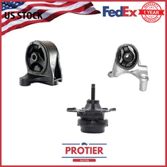 2001-2005 Honda Civic 1.7L Front & Rear Motor Mount 3PCS For Manual Trans 6B93BC-57