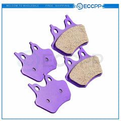 2 Pair Brake Pads Rear For Harley-Davidson EFI FLSTFI Fatboy 01-06 Carbon Fiber 6B93BC-57