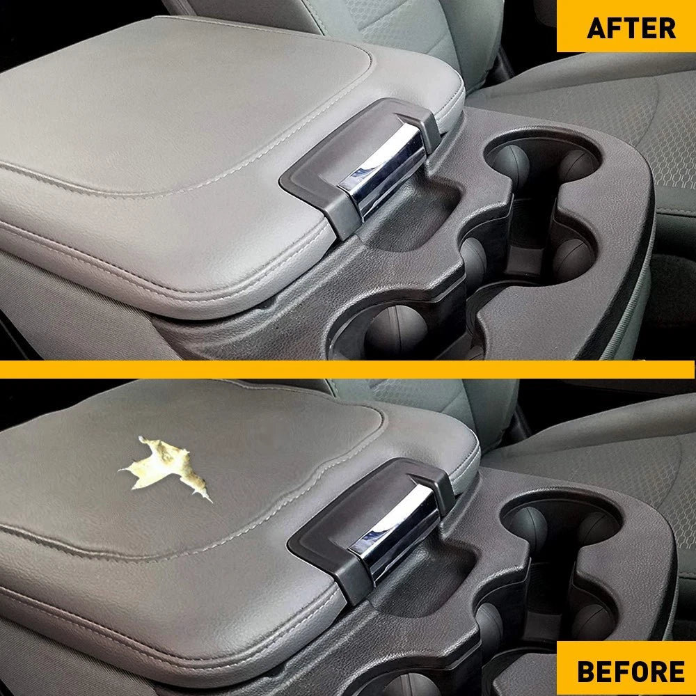 For 2013-2018 Dodge Ram 1500 2500 Leather Center Console Lid Armrest Cover Gray 6B93BC-57