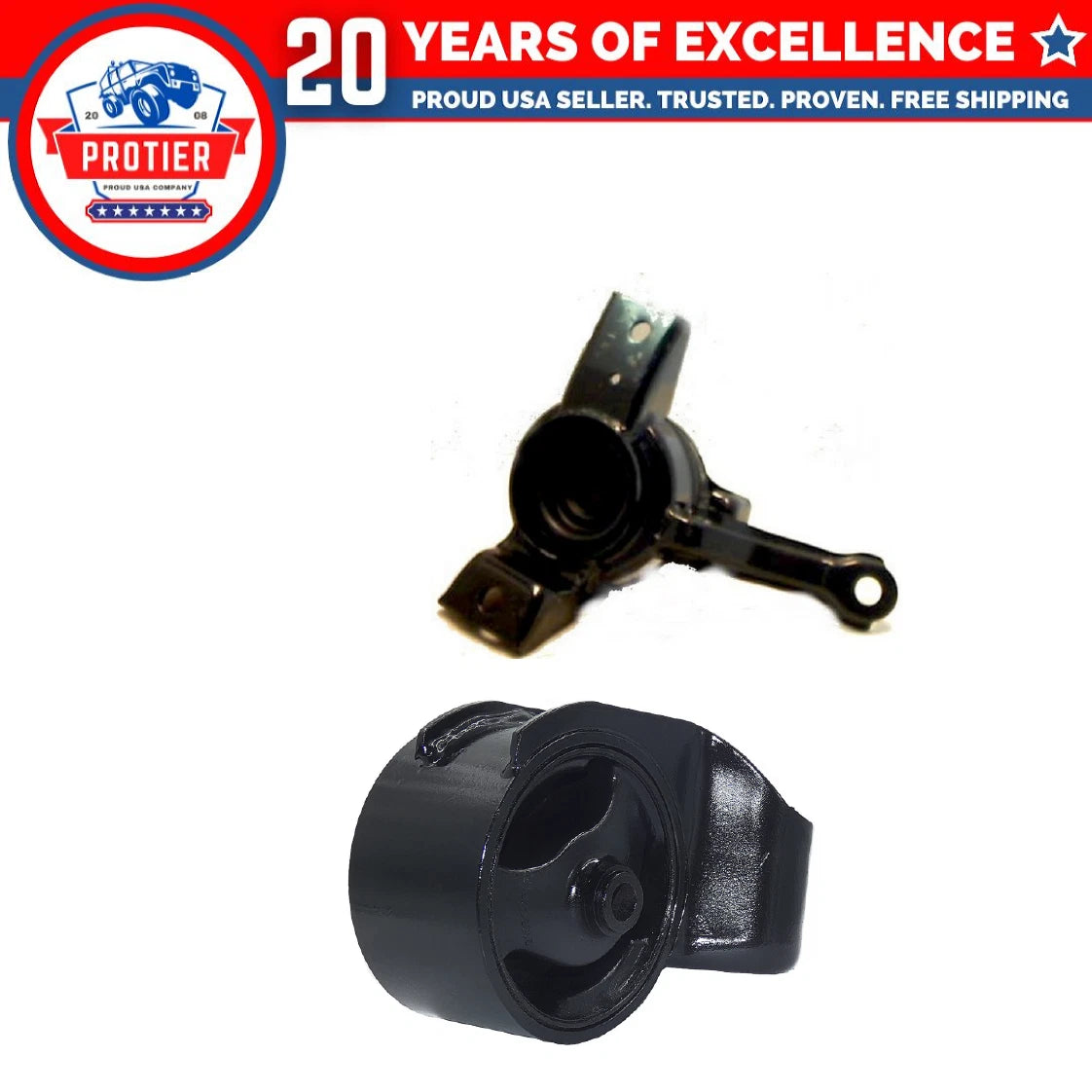 Engine Motor Mount Set for 2007-2009 Kia Spectra/ Spectra5 2.0L for Auto 2PCS 6B93BC-57