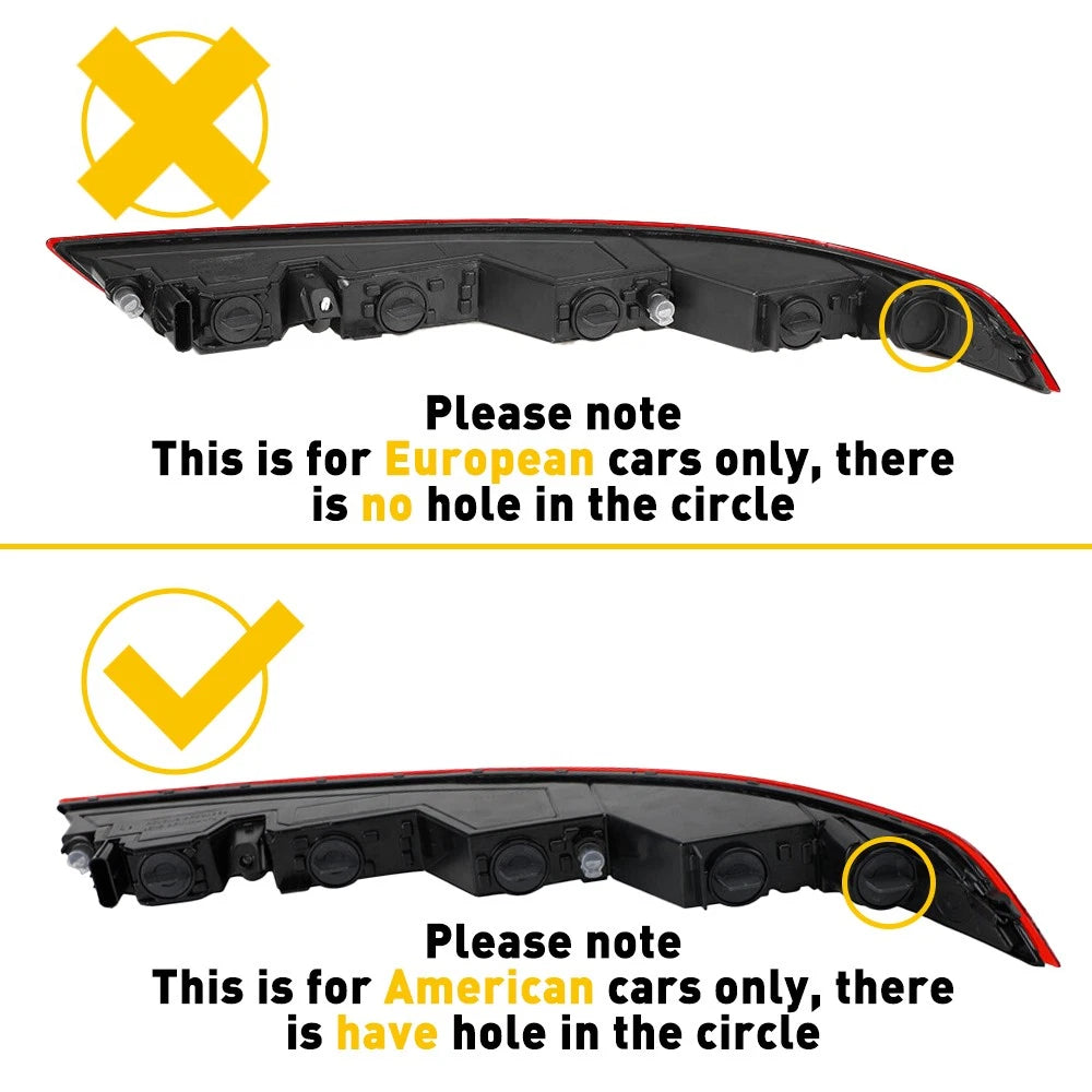 Rear Bumper Light Lower Tail Lamp For 2018 2020-Audi SQ5 Driver Side 80A945069A 6B93BC-57