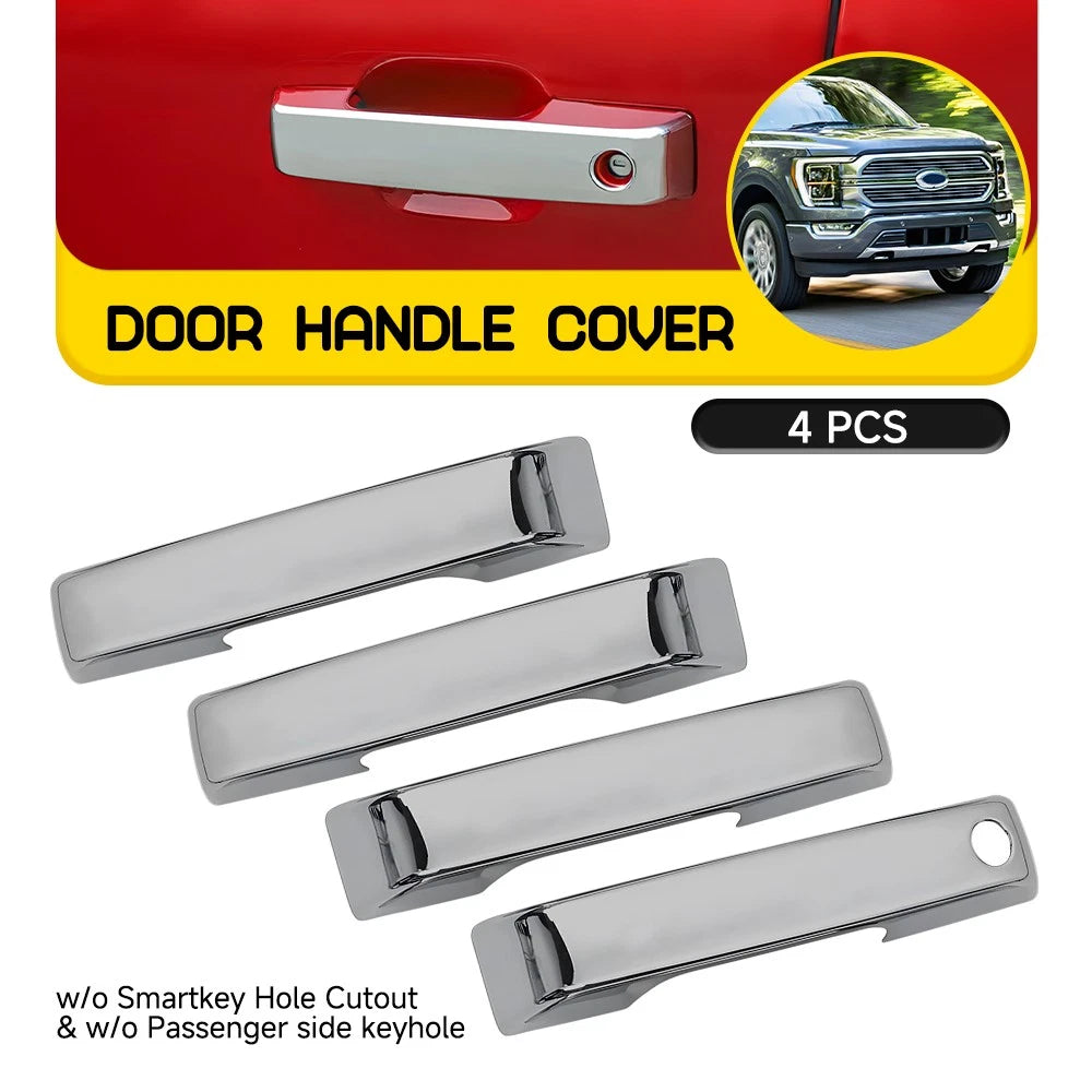 For 2023-2024 Ford F250/F350/F450 Super Duty Door Handle Covers No Smart Key EOA 6B93BC-57