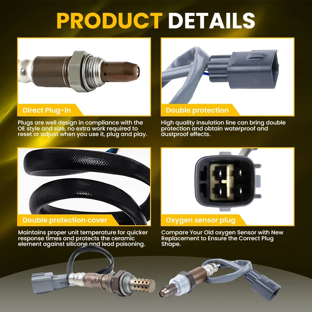 4X Oxygen Sensor For Toyota 2007-2011 Tundra 2008-2011 Sequoia /Tacoma 05-08 EOA 6B93BC-57