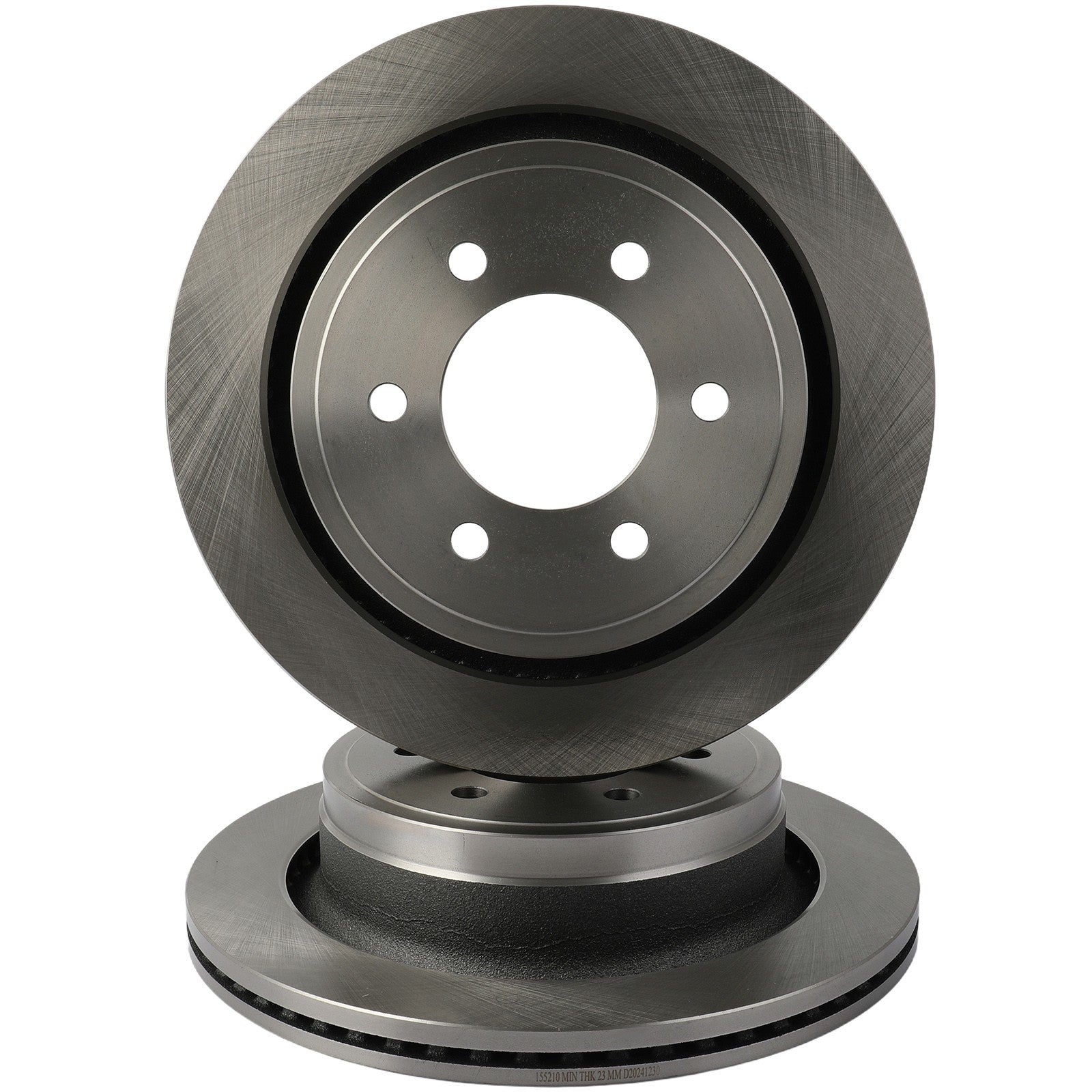 Rear Brake Rotors Discs For 2012 2013 2014 Ford F-150 6 Lug Manual Parking 6B93BC-57