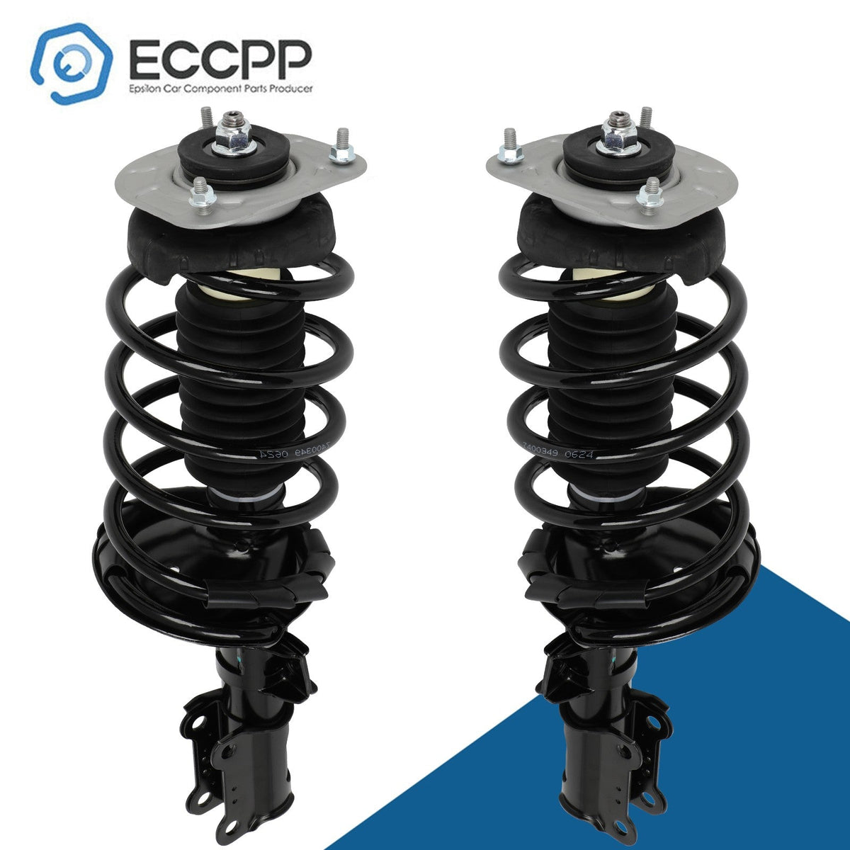 2PCS Front Complete Struts Shocks With Coil Springs For Volvo S60 2001-2009 6B93BC-57