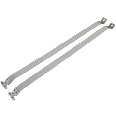 2X Silver Fuel Tank Straps Fits 1999 2000-2004 Jeep Grand Cherokee 6B93BC-57