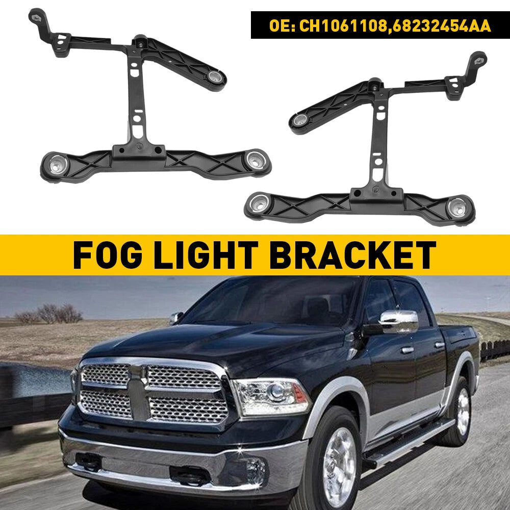 2x Fog Light Bracket Set Left Right For Ram 1500 Classic CH1061108 68232454AA EA 6B93BC-57