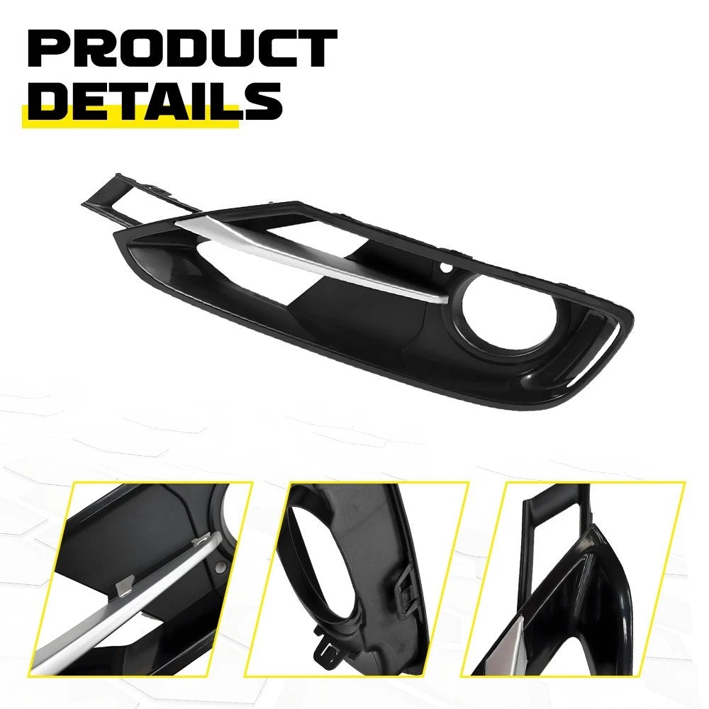 Front Bumper Fog Light Grille w/ Trim Cover For BMW 3 Series F30 F31 2012-2015 A 6B93BC-57