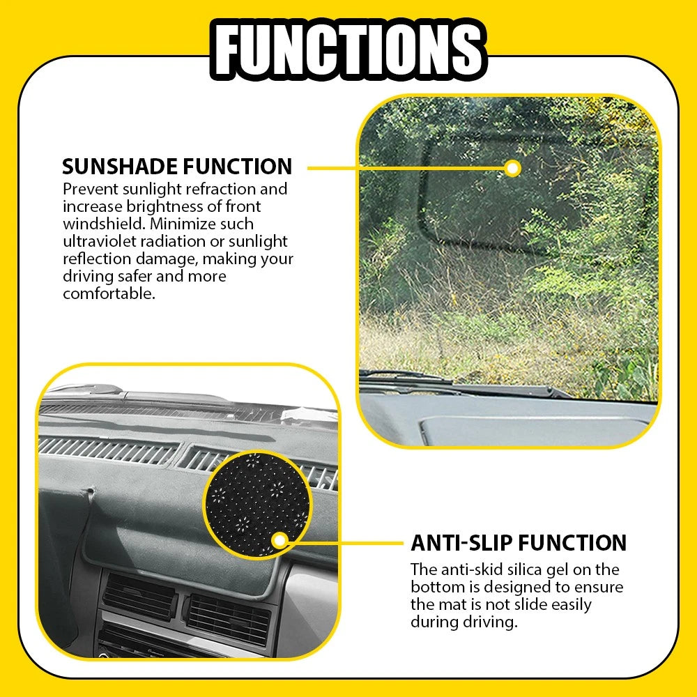 Dashboard Pad Dash Cover Mat For Chevy K1500 K2500 K3500 C1500 C2500 1988-1994 A 6B93BC-57