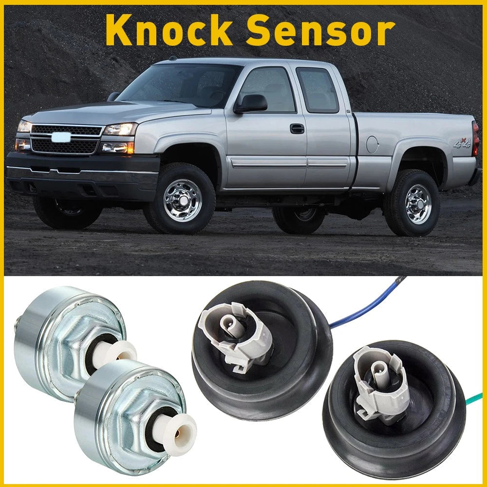 Knock Sensor with Harness Kit Set for Chevy GMC Silverado Sierra Cadillac USEOA 6B93BC-57
