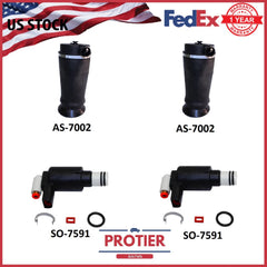 4WD 97-02 Expedition & 98-02 Navigator Rear Air Suspension Springs W/ Solenoids 6B93BC-57