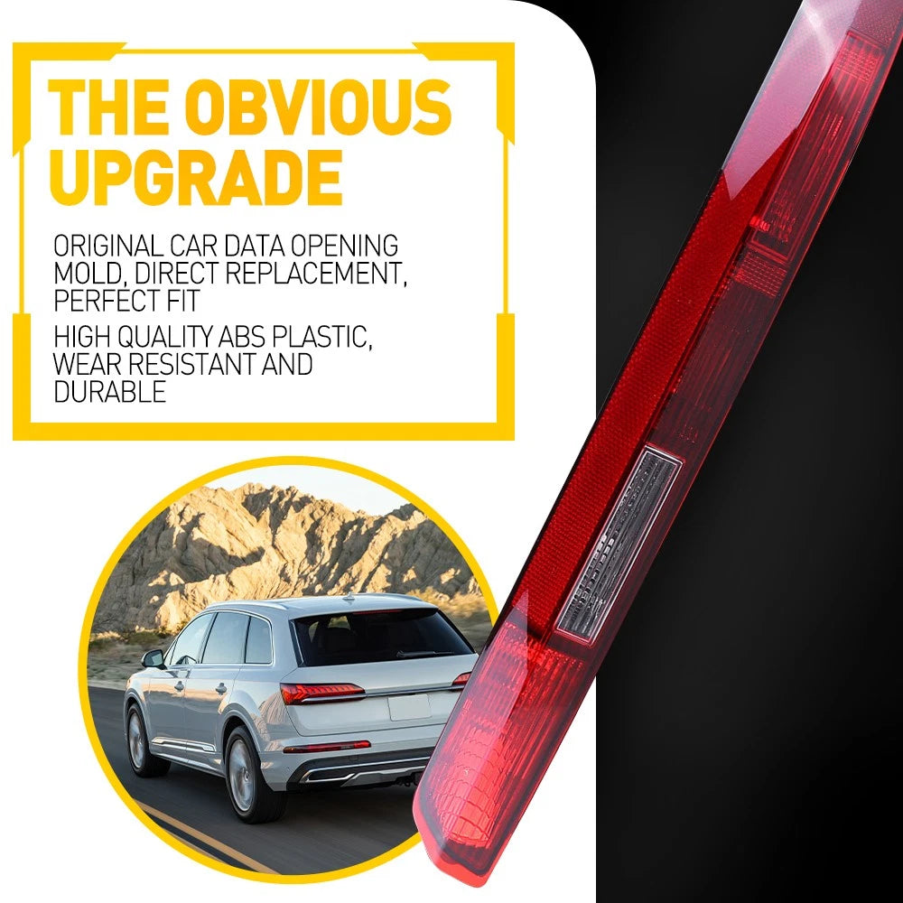 For Audi Q7 2016 2017 2018 2019 2020 LH Rear Bumper Stop Lamp Light Reflector EA 6B93BC-57