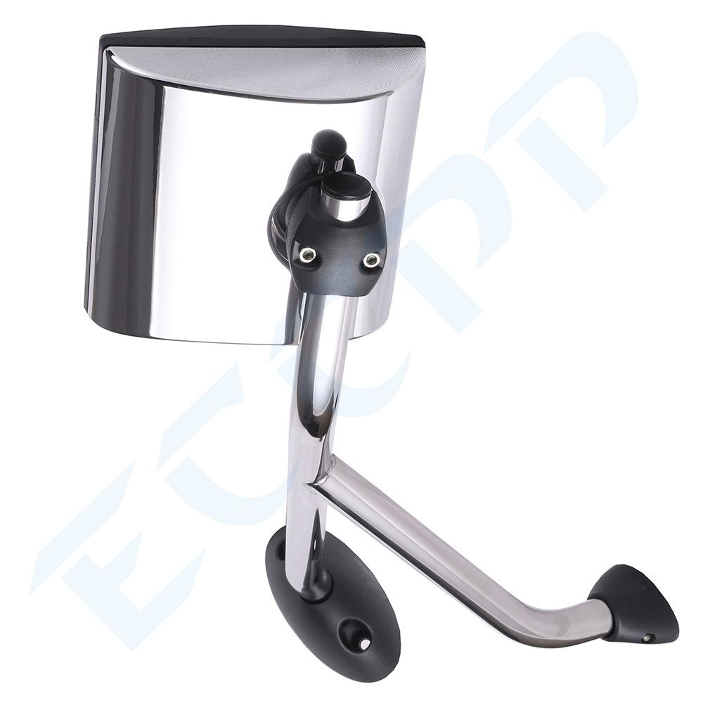 For 2002& International Prostar Chrome Hood Mirror w/Arm Right Passenger Side 6B93BC-57
