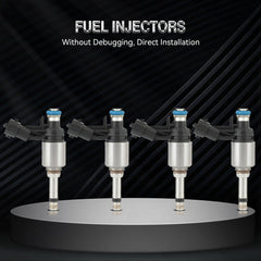 4 Fuel Injectors For Hyundai Veloster for Kia Rio Soul 2012-2017 Accent 2012-18 6B93BC-57