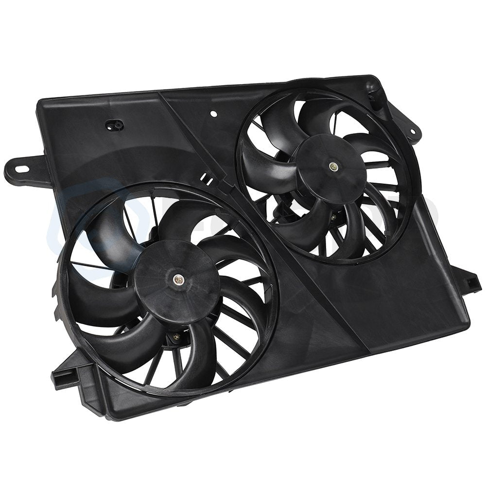 Radiator Condenser Cooling Fan Assembly For 2008 2009 2010 Dodge Challenger 6B93BC-57